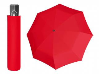 Doppler Magic Fiber červený plně automatický deštník  + zdarma pláštěnka při nákupu nad 1 000 Kč Barva: Červená