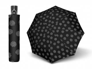 Doppler Magic Fiber Soul dámský plně automatický deštník  + zdarma pláštěnka při nákupu nad 1 000 Kč Barva: Černá