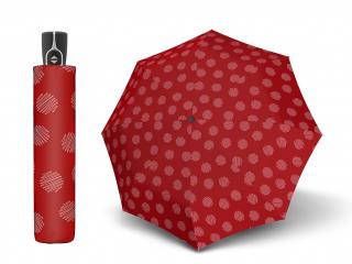 Doppler Magic Fiber Soul dámský plně automatický deštník  + zdarma pláštěnka při nákupu nad 1 000 Kč Barva: Červená