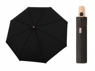 Doppler Magic Simple Black unisex automatický EKO deštník  + zdarma pláštěnka při nákupu nad 1 000 Kč Barva: Černá