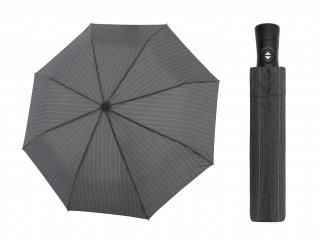 Doppler Superstrong plně automatický deštník proužek  + zdarma pláštěnka při nákupu nad 1 000 Kč Barva: Šedá, Vzor: Proužek