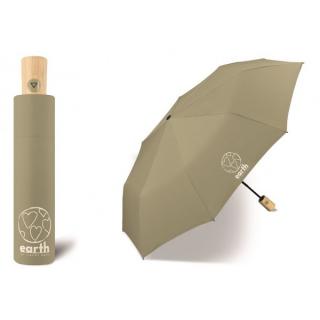 Earth Olive Gray EKO dámský skládací vystřelovací deštník Barva: Olivová
