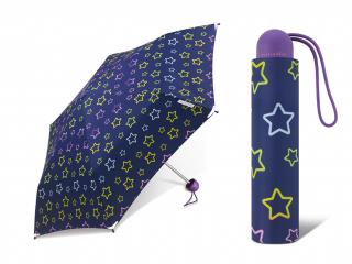 Ergobrella Glowing Stars dívčí skládací deštník