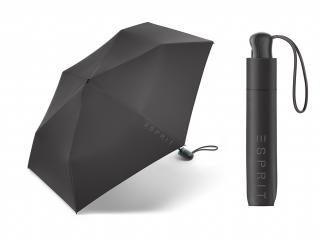ESPRIT Easymatic Slimline Black plně automatický skládací deštník Barva: Černá
