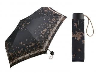 ESPRIT Petito Poetry Flowers Black dámský mini deštník Barva: Černá