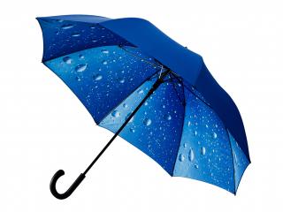 Falcone® Raindrop deštník s kapkami deště Barva: Modrá