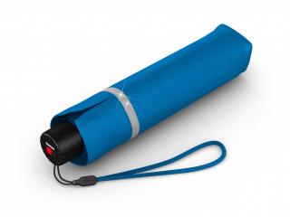 KNIRPS Rookie Blue lehký skládací deštník  + zdarma pláštěnka při nákupu nad 1 000 Kč Barva: Modrá
