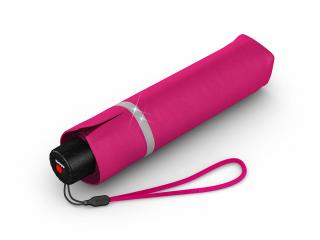 KNIRPS Rookie Pink lehký skládací deštník  + zdarma pláštěnka při nákupu nad 1 000 Kč Barva: Růžová