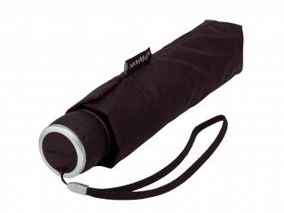 miniMAX® Manual skládací jednobarevný deštník černý