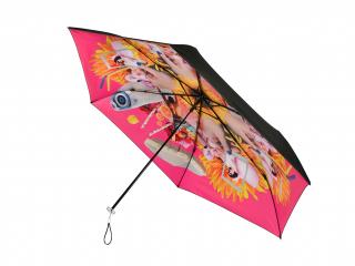 miniMAX® Personal Pink skládací deštník s UV ochranou