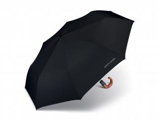 Pierre Cardin Noire Alupla pánský deštník se zahnutou rukojetí Barva: Černá