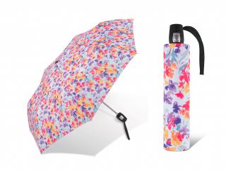 Pierre Cardin Slimline Printaniere dámský skládací plně automatický deštník Barva: Bílá