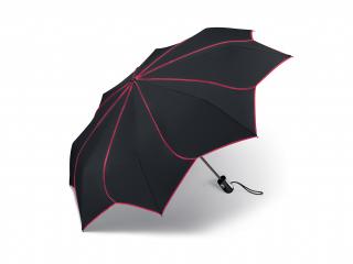 Pierre Cardin Sunflower Red & Black dámský skládací deštník Barva: Černá