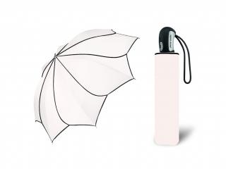 Pierre Cardin SUNFLOWER White & Black dámský skládací deštník Barva: Bílá