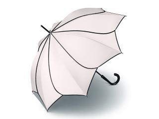 Pierre Cardin SUNFLOWER White & Black deštník ve tvaru květiny Barva: Bílá