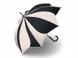 Pierre Cardin SUNFLOWER White & Black deštník ve tvaru květiny Barva: Černá a bílá