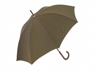 RSQ1912 Embroid luxusní pánský holový deštník s dřevěnou rukojetí  + zdarma pláštěnka při nákupu nad 1 000 Kč Barva: Zelená