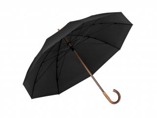 RSQ1912 Shepherd luxusní pánský holový deštník s dřevěnou rukojetí  + zdarma pláštěnka při nákupu nad 1 000 Kč Barva: Černá