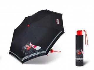 Scout Formule dětský skládací deštník se závodní formulí  + zdarma pláštěnka při nákupu nad 1 000 Kč Barva: Černá