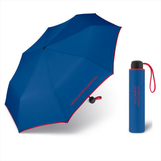 United Colors of Benetton Super Mini Blue - modrý deštník s červeným lemem Barva: Modrá