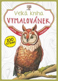 Velká kniha vymalovánek - olivová