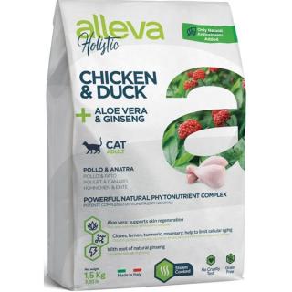 ALLEVA HOLISTIC Cat Dry Adult Chicken&Duck 1,5 kg