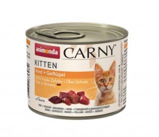 ANIMONDA Carny kitten hovězí + drůbeží 200 g