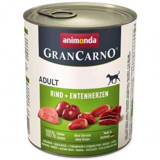 Animonda Gran Carno hovězí + kachní srdce 800 g