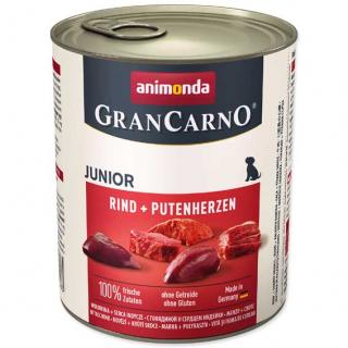 Animonda Gran Carno Junior hovězí + krůtí srdce 800 g