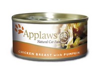 Applaws konzerva Cat kuřecí prsa a dýně 156 g