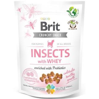 Brit Care Dog Crunchy Cracker Puppy Insect with Whey enriched with Probiotics 200g