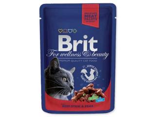 BRIT Premium Cat kapsička Beef Stew & Peas 100 g