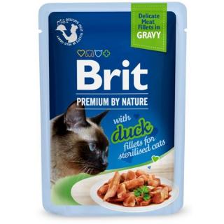 BRIT Premium Cat Kapsička Delicate Fillets in Gravy with Duck for Sterilised 85 g