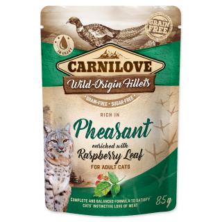 CARNILOVE Cat Rich in Pheasant enriched with Raspberry Leaf 85g
