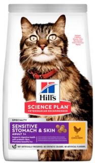 Hill's Science Plan Feline Adult Sensitive Stomach & Skin Chicken 1,5 kg