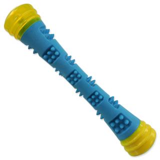 Hračka Kouzelná hůlka svítící, pískací modro-žlutá 6x6x32cm