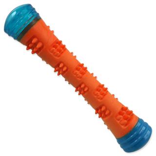 Hračka Kouzelná hůlka svítící, pískací oranžovo-modrá 4,6x4,6x23cm Dog Fantasy
