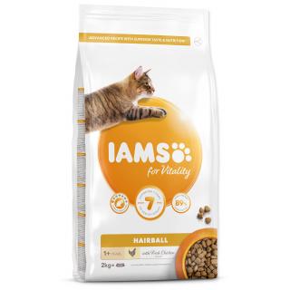 IAMS for Vitality Adult Cat Food Hairball Reduction with Fresh Chicken 2kg