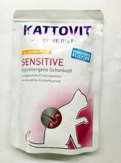 Kapsička KATTOVIT Sensitive kuře + krůta 85g
