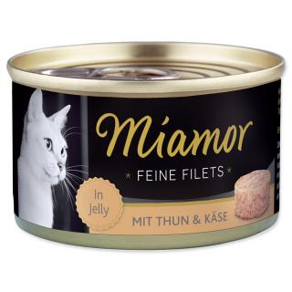 Konzerva MIAMOR Feine Filets tuňák + sýr v želé 100g