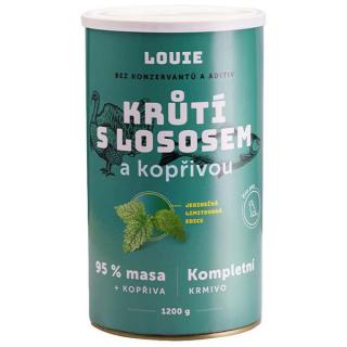 Louie pro psy krůta s lososem a kopřivou 1200 g