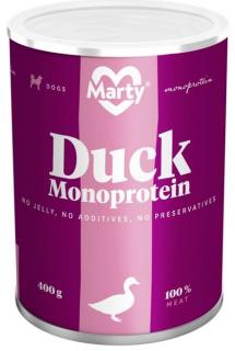 MARTY konzerva pro psy - Monoprotein kachní 400 g