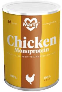 MARTY konzerva pro psy - Monoprotein kuřecí 400 g