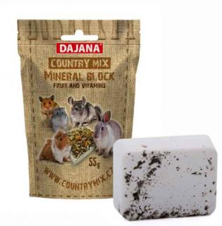 Minerální Kámen Dajana – COUNTRY MIX Mineral block fruit & vitamins