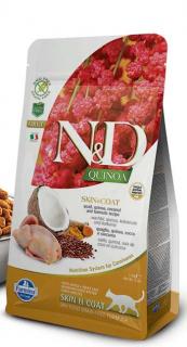 N&D Grain Free Cat Adult Quinoa Skin&Coat Quail & Coconut 300 g