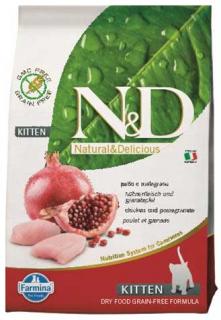 N&D Grain Free Cat Kitten Chicken & Pomegranate 5 kg
