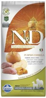 N&D Grain Free Dog Adult M/L Pumpkin Boar & Apple 12 kg