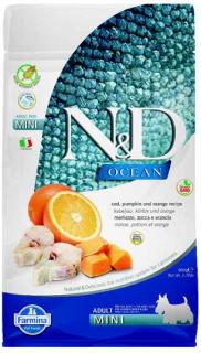 N&D OCEAN Dog Grain Free Adult Mini Codfish & Pumpkin & Orange 7 kg
