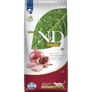 N&D PRIME Cat GF Chicken & Pomegranate Neutered Adult 1,5 kg