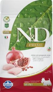 N&D PRIME Dog Grain Free Adult Mini Chicken&Pomegranate 2,5 kg